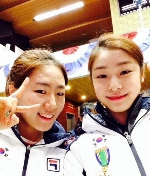 김연아 이상화 /사진=대한체육회 SNS 