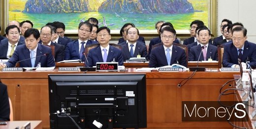 [머니S포토] 2019 예탁원·주금공·캠코·신보 국회 정무위 국정감사