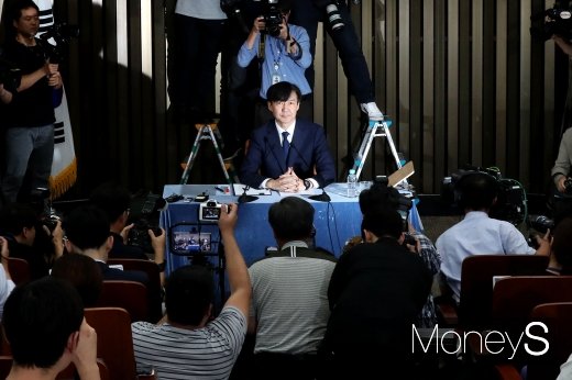 조국 전 법무부 장관. /사진=임한별 기자   