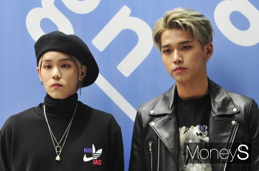 [머니S포토] 이엔오아이 라온·건 '우수에 찬 눈빛'