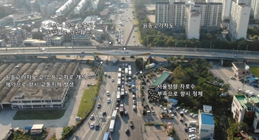 오산IC 원동고가. / 사진제공=오산시