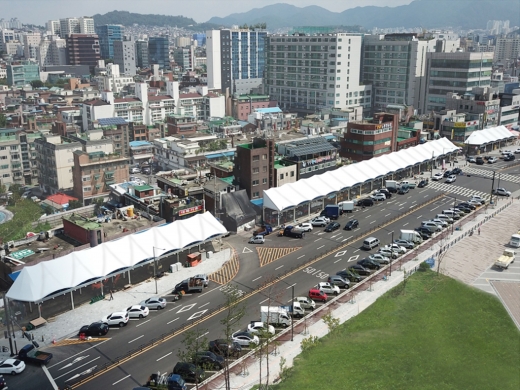모란시장 모란종합시장 모란전통기름시장이 있는 성남시 중원구 둔촌대로 모란 상권 일대. / 사진제공=성남시