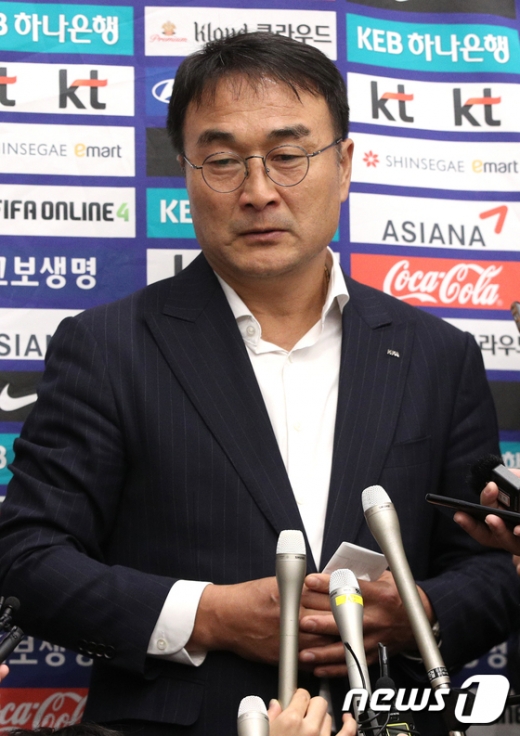 대한한국 축구대표팀 평양 원정의 선수단장을 맡은 최영일 대한축구협회 부회장. /사진=뉴스1