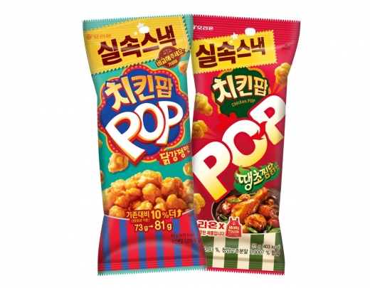 오리온 '치킨팝', 재출시 이후 누적판매량 2000만봉 돌파