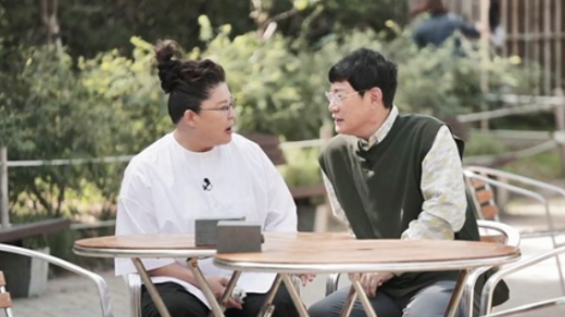 개그맨 이경규(오른쪽)와 이영자. /사진=KBS 제공