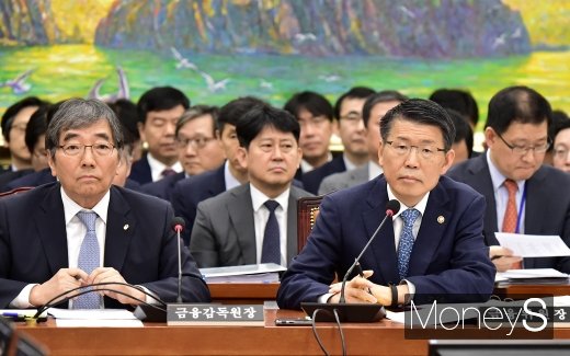 [머니S포토] 금융위-금감원 등 2019 종합 국정감사