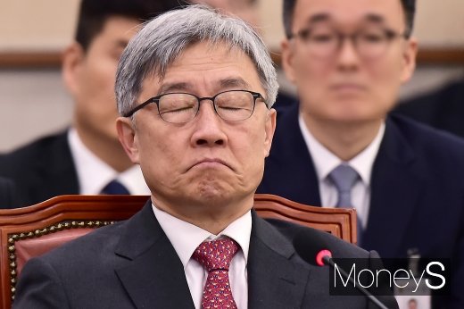 [머니S포토] 전관예우 질책에 두눈 감은 최재형 원장