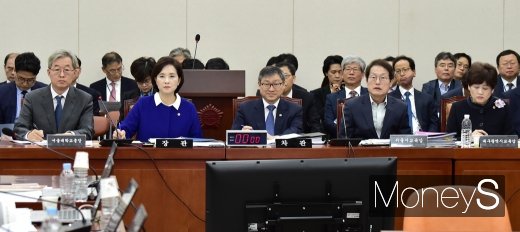 [머니S포토] 여야 공방으로 이어진 교육위 종합국감