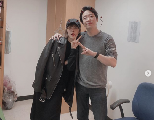 배우 김선아(왼쪽)와 엄기준. /사진=김선아 인스타그램 캡처