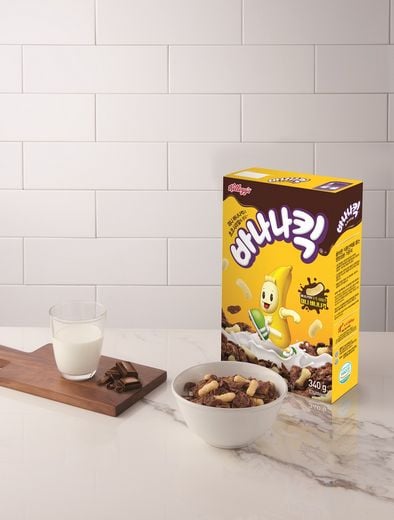 초코 바나나 ‘덕후’ 유혹하는 역대급 맛있는 콜라보레이션 … 농심켈로그, 신제품 바나나킥 초코시리얼 출시