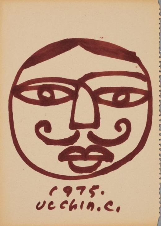 장욱진, 무제, 18.6x26.5cm, 종이에 매직마커, 1975. / 사진제공=양주시