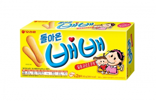 돌아온 '베베'… 오리온, '배배' 7년만에 재출시