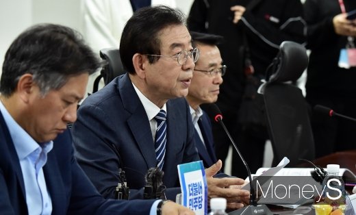 [머니S포토] 박원순 시장, 무임승차·손실보전사업 국비지원 요청