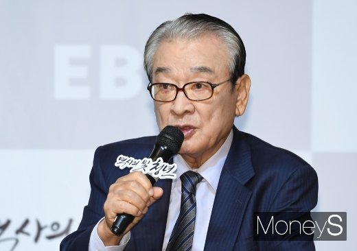 [머니S포토] 이순재 'EBS는 처음 출연했어요'