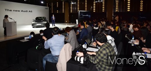 [머니S포토] 위풍당당 '더 뉴 아우디 A6' 8세대 모델