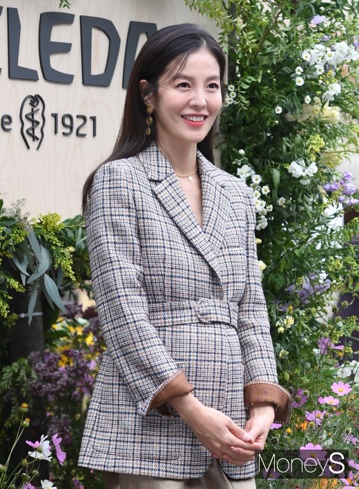 [머니S포토] 김성은, 셋째 임신중…'아름다운 D라인'