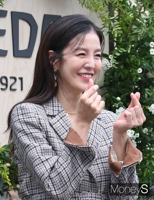 [머니S포토] '임신 7개월' 김성은, 행복한 엄마 미소