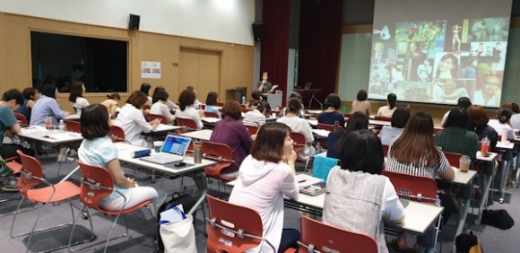 2019년 작은도서관 활동가 양성사업’ 교육. / 사진제공=경기도