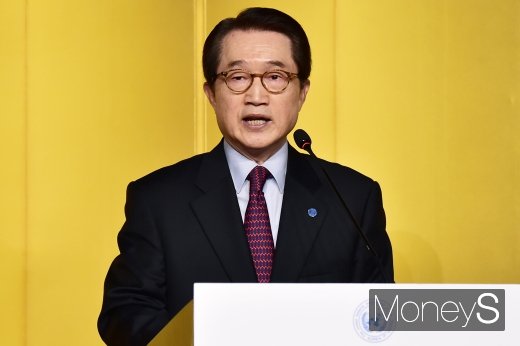 [머니S포토] 환영사 전하는 이호진 한국유엔협회장 대행
