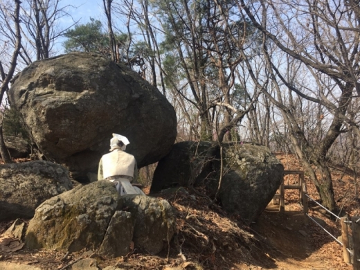 합격바위(몽돌바위). / 사진제공=광주시