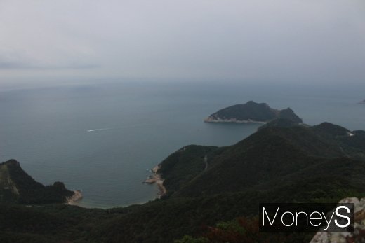 삼각산에서 본 광난두 서풍받이 전경. /사진=박정웅 기자