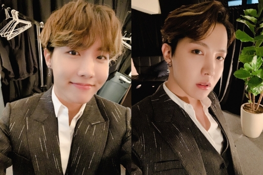 제이홉. /사진=방탄소년단 공식 트위터 캡처   