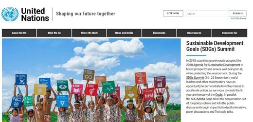 한솥도시락, 유엔 지속가능개발목표(SDGs)정상회의 플랫폼 파트너로 소개