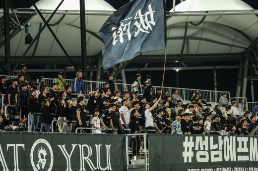 성남FC 응원 장면. / 사진제공=성남시