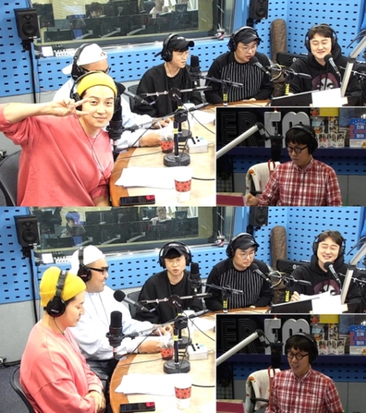 그룹 마흔파이브. /사진=SBS '보이는라디오' 방송화면 캡처