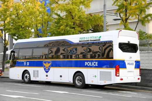 광화문 경찰수소버스. /사진=현대자동차