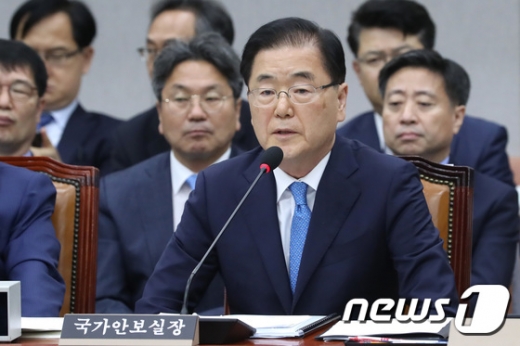 정의용 청와대 국가안보실장. /사진=뉴스1   