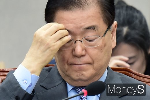 [머니S포토] 국회 운영위 정의용, 