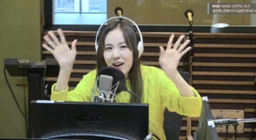 가수 겸 배우 간미연. /사진=MBC 표준FM '정선희, 문천식의 지금은 라디오 시대' 캡처