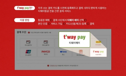 티웨이 페이. /사진=티웨이항공