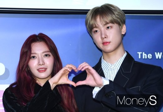 [머니S포토] '사랑공식11M' 찬미·윤산하, 러블리한 커플