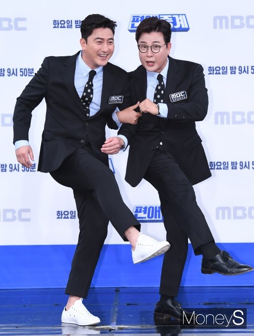 [머니S포토] 안정환·김성주 '찰떡 케미'