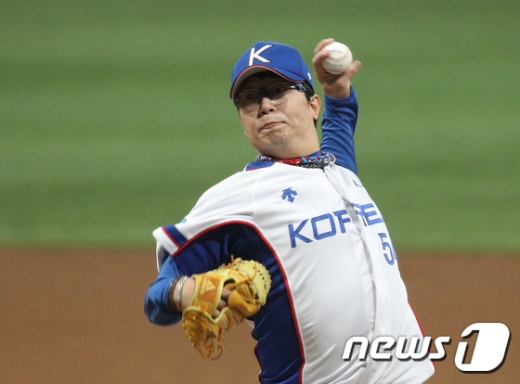 한국 야구 국가대표팀 투수 양현종. /사진=뉴스1