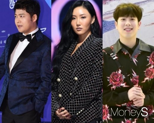 방송인 전현무, 가수 화사, 피오. /사진=장동규 기자