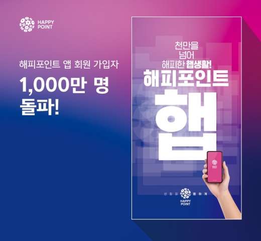 SPC그룹 통합 멤버십 '해피포인트', 모바일앱 회원 1000만명 돌파