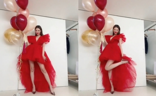 선미. /사진=선미 인스타그램 영상 캡처  