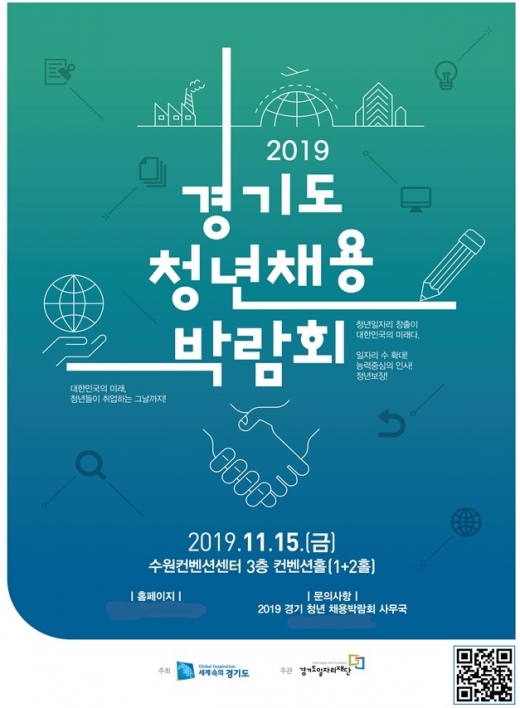 '2019 경기청년 채용박람회' 포스터. / 사진제공=경기도