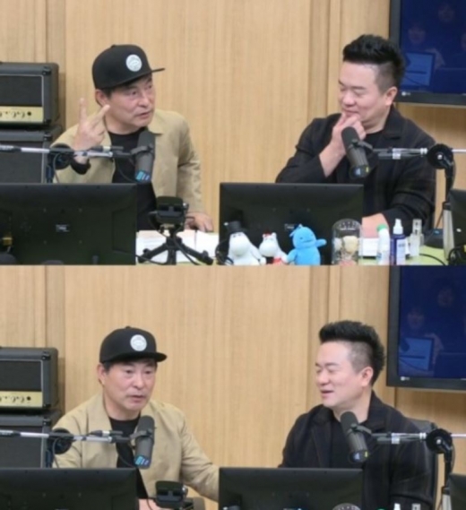 이한위 김태균. /사진=SBS 보이는라디오 방송화면 캡처