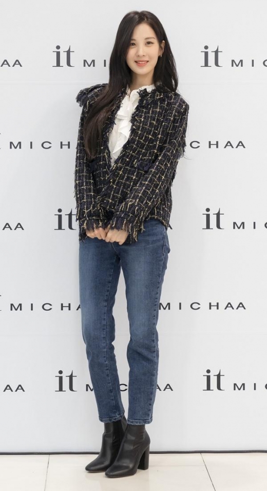소녀시대 서현, 트위드 재킷입고 '고혹적인 여신' 매력