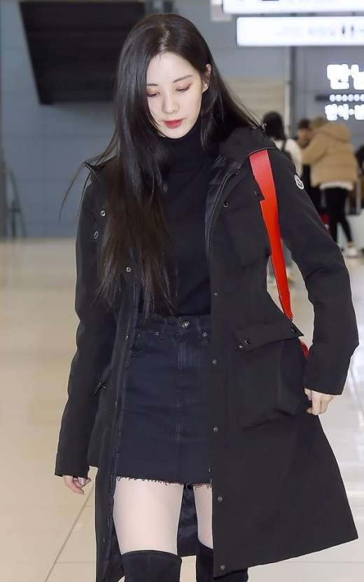 [★공항패션] 소녀시대 서현, 섹시 '블랙 퀸' 등극