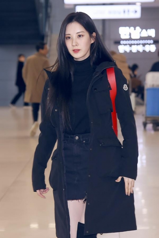 [★공항패션] 소녀시대 서현, 섹시 '블랙 퀸' 등극