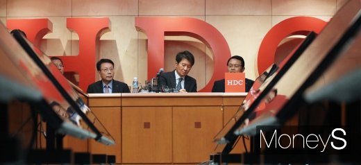 [머니S포토] 정몽규 HDC 회장, 
