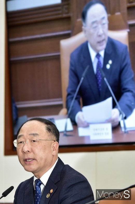 [머니S포토] 발언하는 홍남기 경제부총리