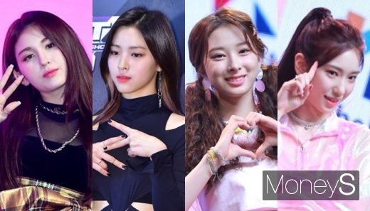 수능보는 스타. 사진은 전소미, 잇지 류진, 로켓펀치 윤경과 수윤(왼쪽부터). /사진=장동규 기자