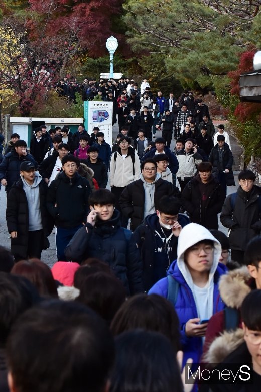 [머니S포토] 2020 수능 종료, 오는 25일 정답 발표