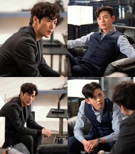 '99억의 여자' 김강우vs이지훈, 맞대면 현장 '묘한 기류' 포착